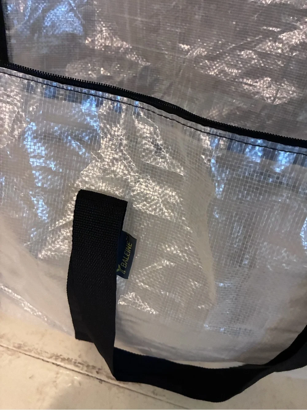 BALEINE Oversized Heavy-Duty Clear Storage and Moving Bag,